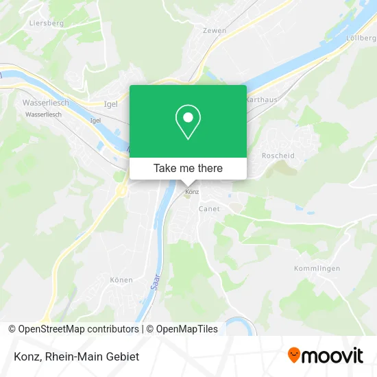 Карта Konz