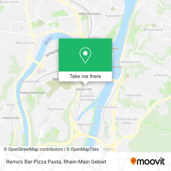 Карта Remo's Bar Pizza Pasta