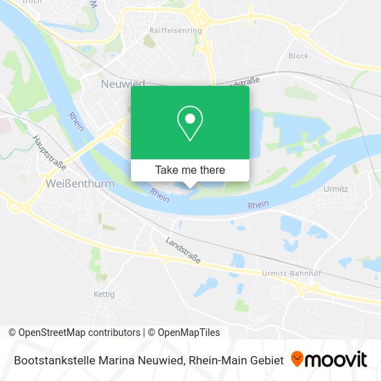 Карта Bootstankstelle Marina Neuwied