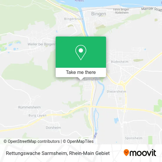 Карта Rettungswache Sarmsheim