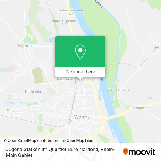 Карта Jugend Stärken Im Quartier Büro Nordend
