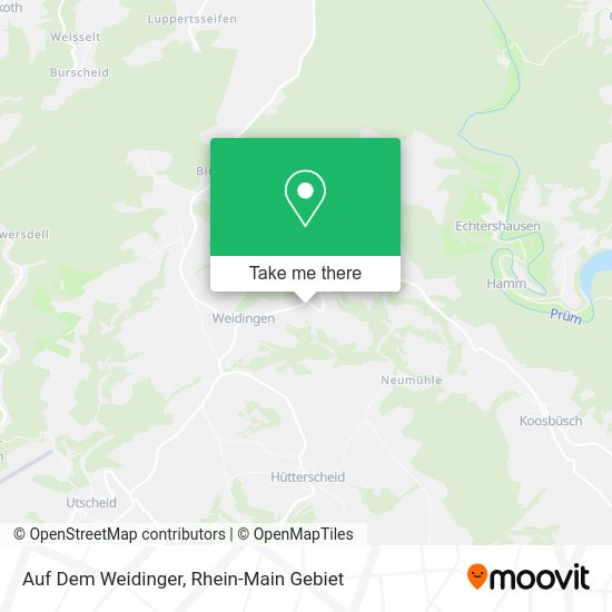 Карта Auf Dem Weidinger