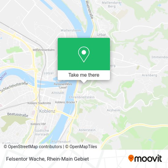 Карта Felsentor Wache