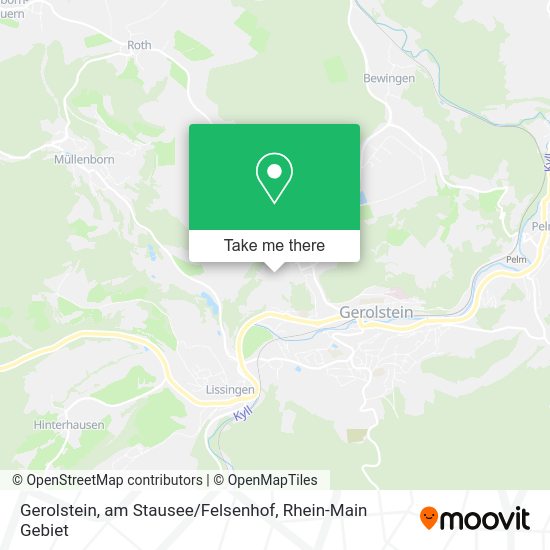 Карта Gerolstein, am Stausee / Felsenhof