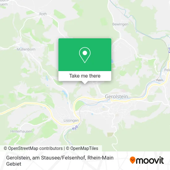 Карта Gerolstein, am Stausee / Felsenhof
