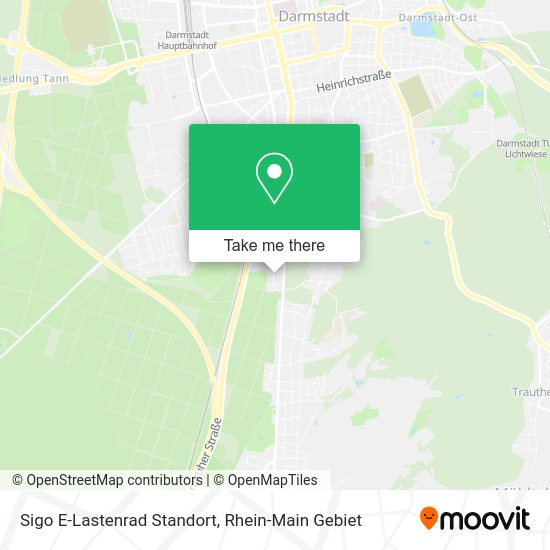 Карта Sigo E-Lastenrad Standort