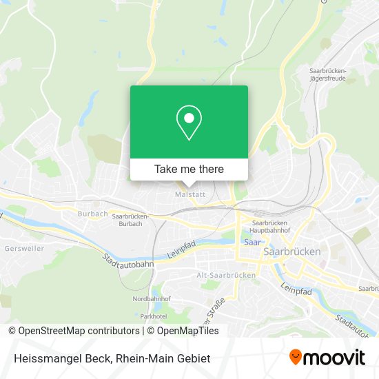 Карта Heissmangel Beck