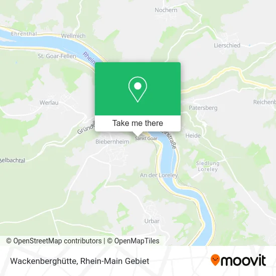 Карта Wackenberghütte