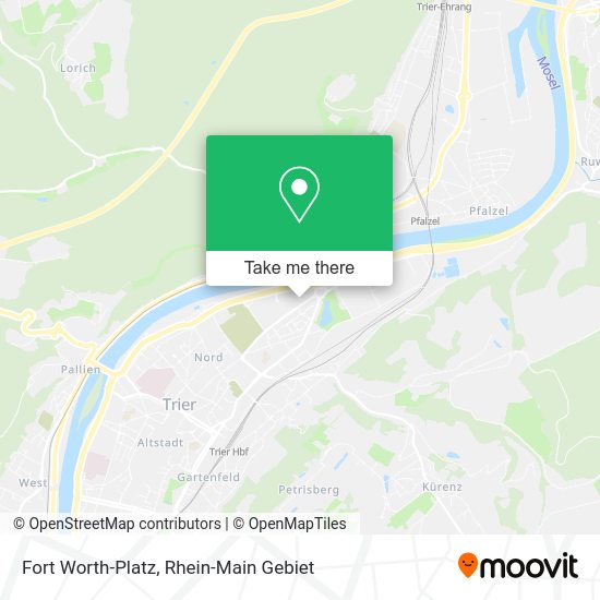 Карта Fort Worth-Platz