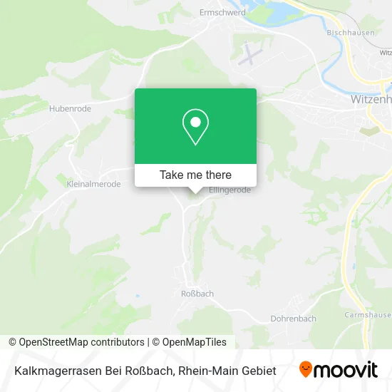 Карта Kalkmagerrasen Bei Roßbach