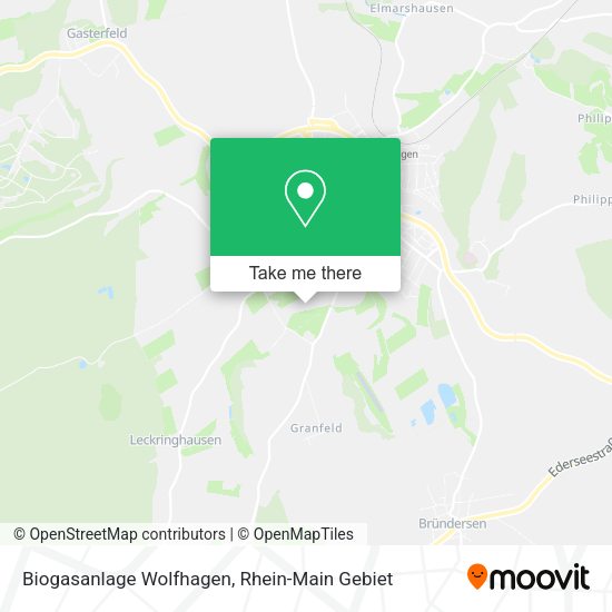 Карта Biogasanlage Wolfhagen