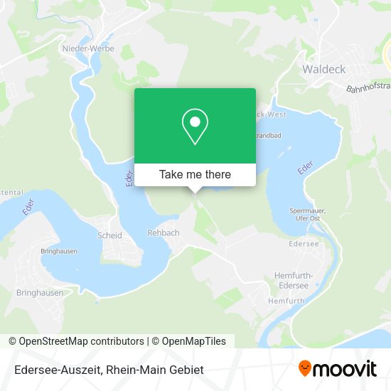 Карта Edersee-Auszeit