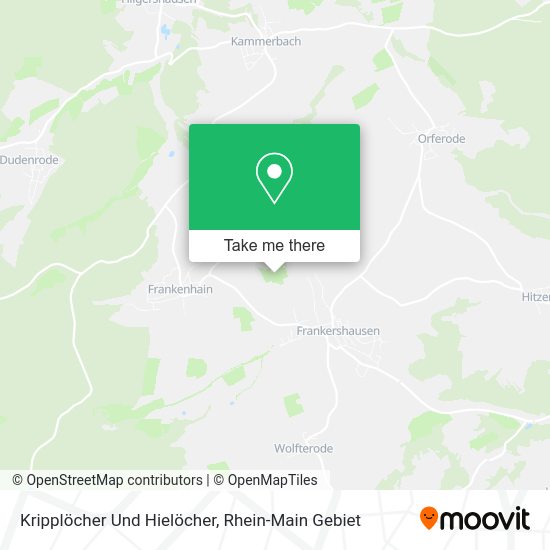 Карта Kripplöcher Und Hielöcher