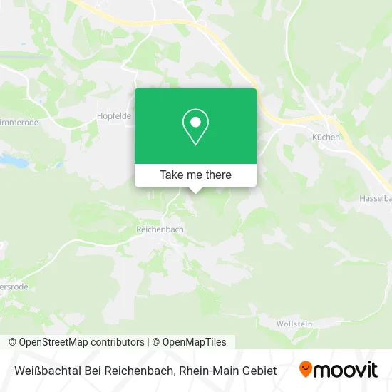 Карта Weißbachtal Bei Reichenbach