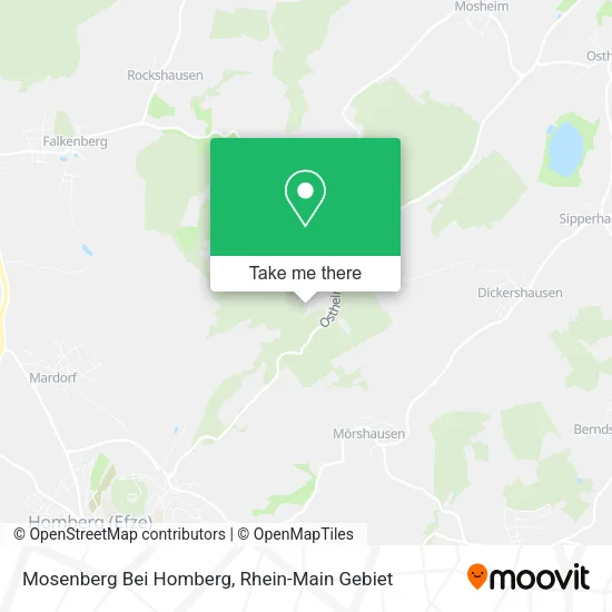 Карта Mosenberg Bei Homberg