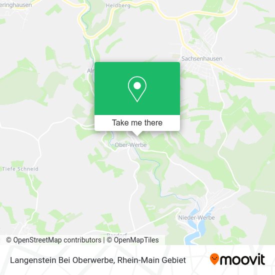 Карта Langenstein Bei Oberwerbe