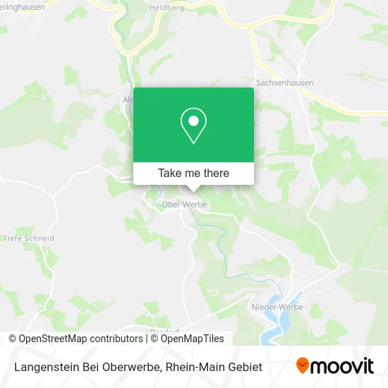 Карта Langenstein Bei Oberwerbe