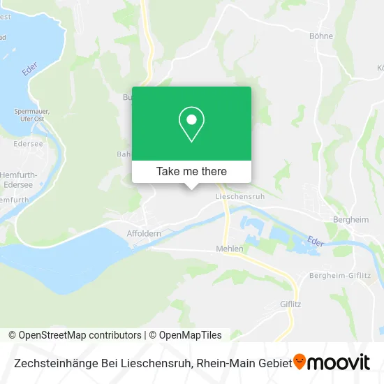 Карта Zechsteinhänge Bei Lieschensruh