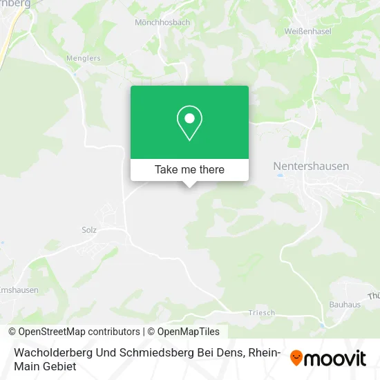 Карта Wacholderberg Und Schmiedsberg Bei Dens