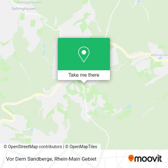 Карта Vor Dem Sandberge