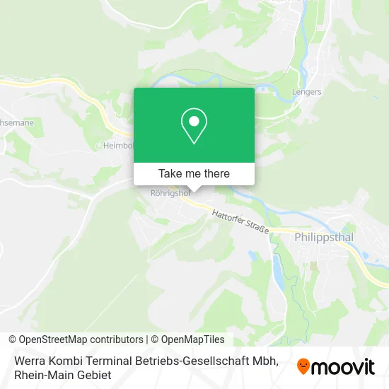 Карта Werra Kombi Terminal Betriebs-Gesellschaft Mbh