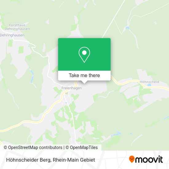 Карта Höhnscheider Berg