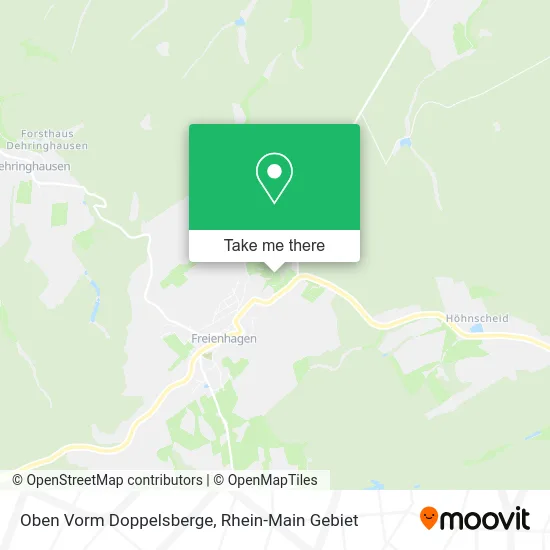 Карта Oben Vorm Doppelsberge