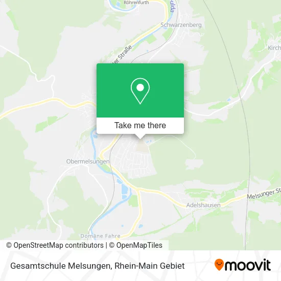 Карта Gesamtschule Melsungen