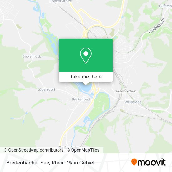 Карта Breitenbacher See