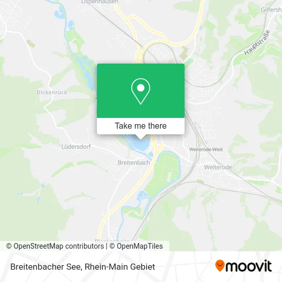 Карта Breitenbacher See