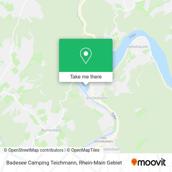 Карта Badesee Camping Teichmann