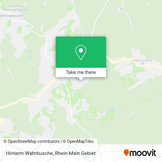 Карта Hinterm Wahrbusche