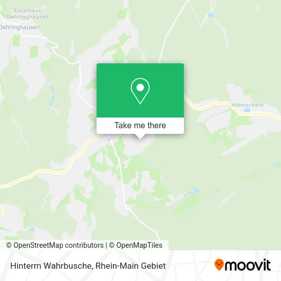 Hinterm Wahrbusche map
