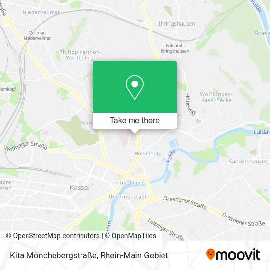 Карта Kita Mönchebergstraße