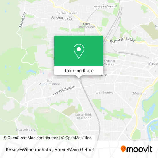 Карта Kassel-Wilhelmshöhe