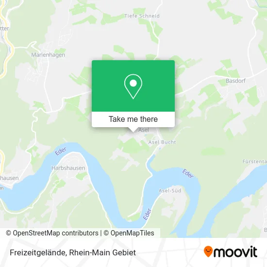 Карта Freizeitgelände