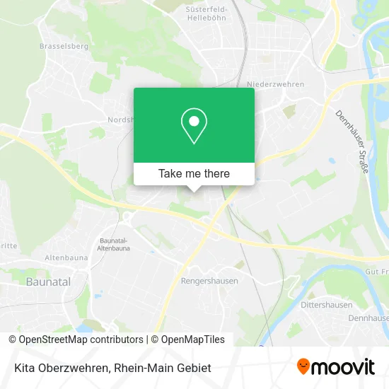 Карта Kita Oberzwehren