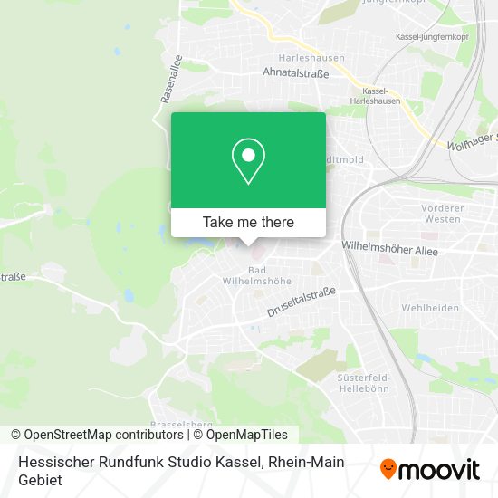 Карта Hessischer Rundfunk Studio Kassel