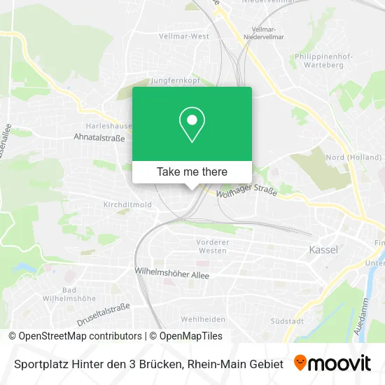 Карта Sportplatz Hinter den 3 Brücken