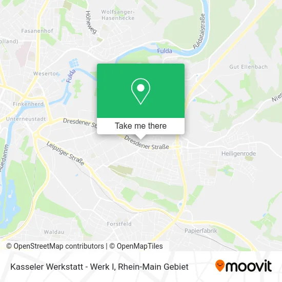 Карта Kasseler Werkstatt - Werk I
