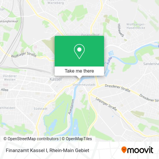Карта Finanzamt Kassel I