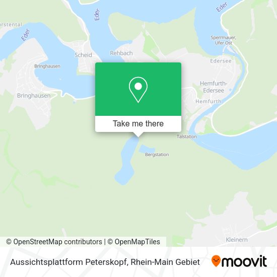 Карта Aussichtsplattform Peterskopf