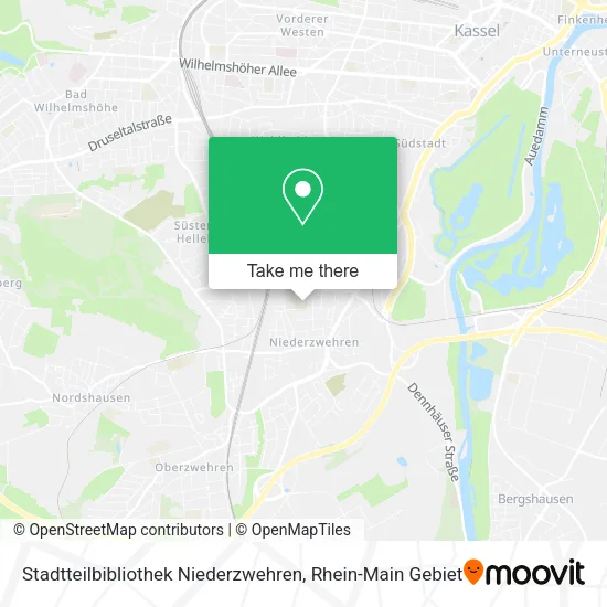 Карта Stadtteilbibliothek Niederzwehren