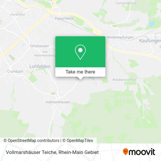 Карта Vollmarshäuser Teiche