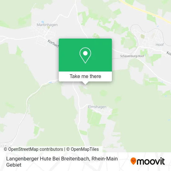 Карта Langenberger Hute Bei Breitenbach