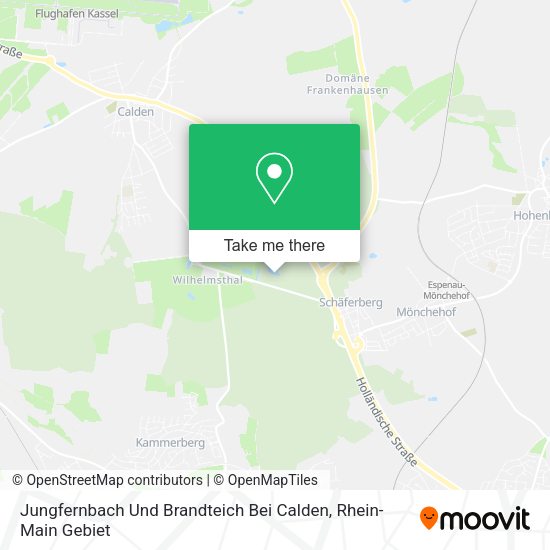 Карта Jungfernbach Und Brandteich Bei Calden