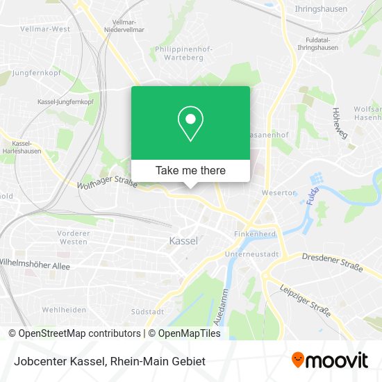 Карта Jobcenter Kassel
