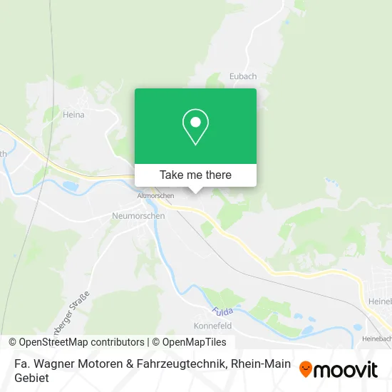 Карта Fa. Wagner Motoren & Fahrzeugtechnik