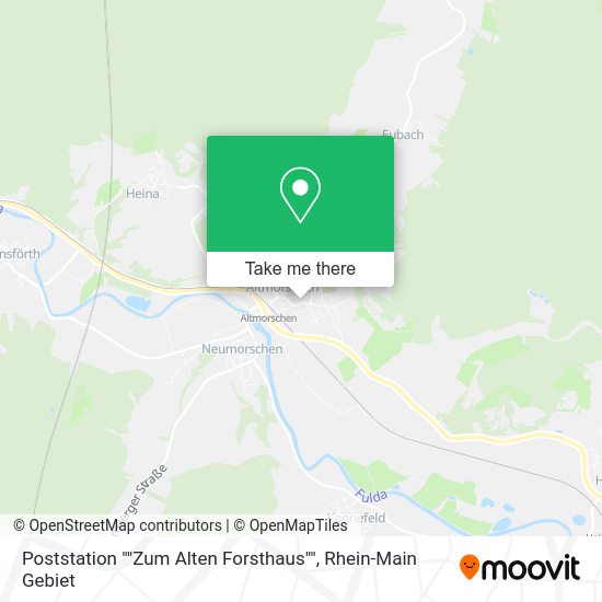 Карта Poststation ""Zum Alten Forsthaus""