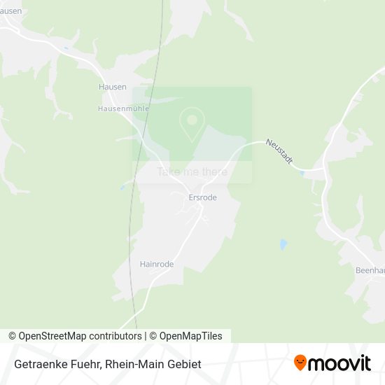 Карта Getraenke Fuehr
